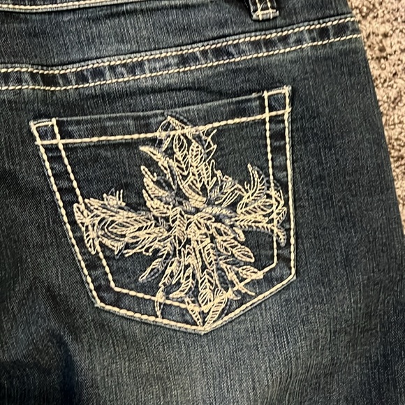 2/$30 Warehouse One Denim Skirt size 12 - Picture 4 of 5